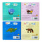 My First Lift the Flap Board Book Collection 4 Books Set (Farm, Sea, Garden, Jungle)