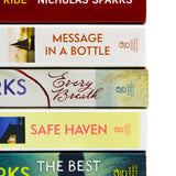 Nicholas Sparks 5 book set 2 ( The Longest Ride, Message in Bottle, Every Breath Safe Haven, The Best of me)
