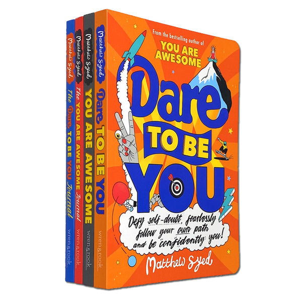 Matthew Syed 4  Books Set Collection Dare to Be You, You Are Awesome, The You Are Awesome