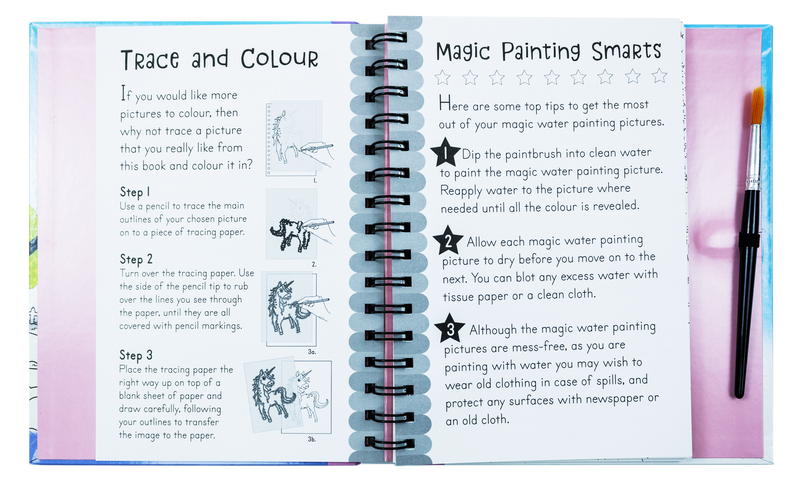 Magic Water Colouring Activity Collection 3 Book Set By Jenny Copper(Horses & Unicorns, Mermaids, Under the Sea)