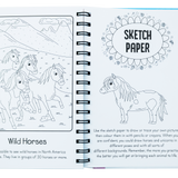 Magic Water Colouring Activity Collection 3 Book Set By Jenny Copper(Horses & Unicorns, Mermaids, Under the Sea)