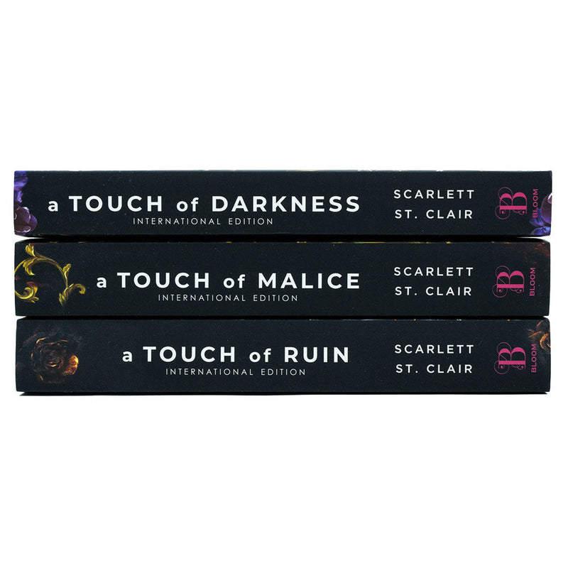 Hades X Persephone 3 Books Collection Set By Scarlett St. Clair (A Touch of Darkness, A Touch of Ruin & A Touch of Malice)