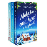 Applewell Village Series 3 Book Collection Set by Lilac Mills – Waste Not, Want Not, Make Do and Mend, A Stitch in Time – Heartwarming Fiction