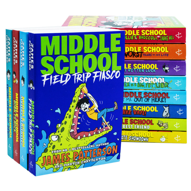 Middle School Series 12 Books Set Collection By James Patterson