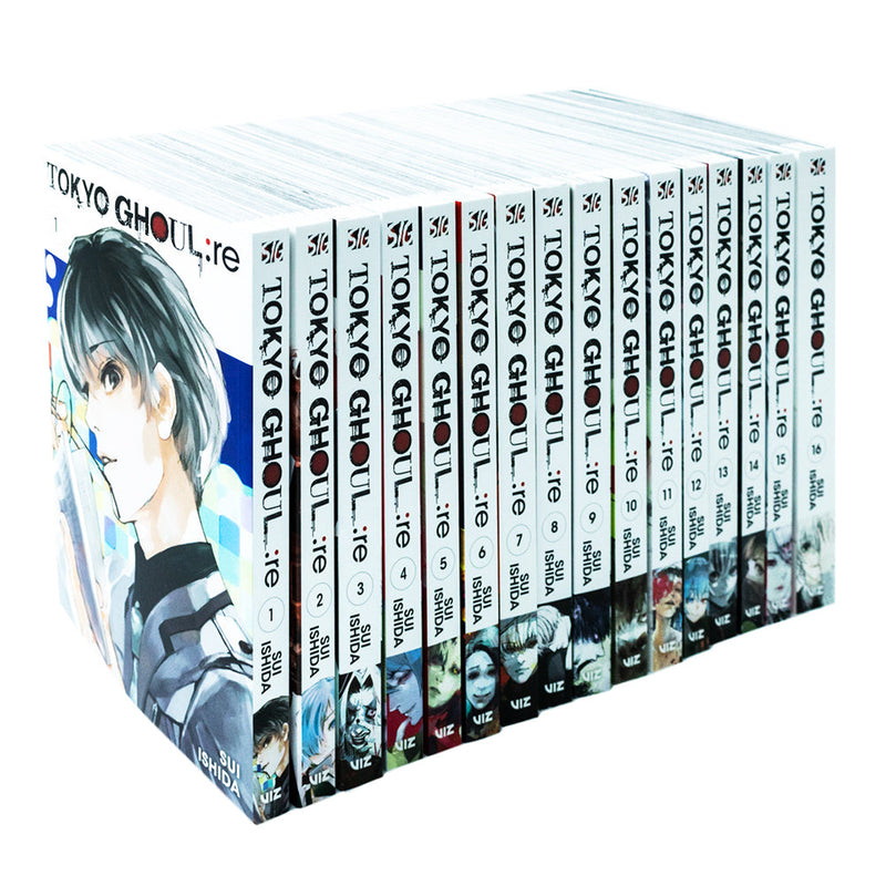 Tokyo Ghoul: re Complete Box Set: Includes vols. 1-16 with exclusive double-sided poster by Sui Ishida