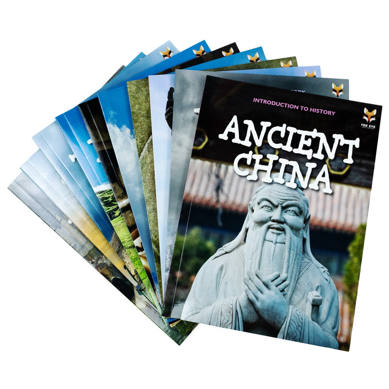 Children Introduction to History for Beginners (series 1) 10 Book Collection set: (Ancient China, Ancient Greek, Industrial Revolution, Celts, ... ... Strange Places, The Victorians, Vikings)