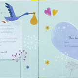 Dear Baby: Messages for Baby Keepsake Book (Hardback) – Baby Shower Guest Book & Newborn Memory Journal