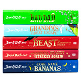 David Walliams 5 Books Set Collection ( Bad Dad, Grandpa's Great Escape, Gangsta Granny, Code Name Bananas,The Beast