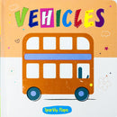 Sparkly Lift the Flaps Board book Collection 3 Book Set (Opposites, Vehicles, Animal Sounds)