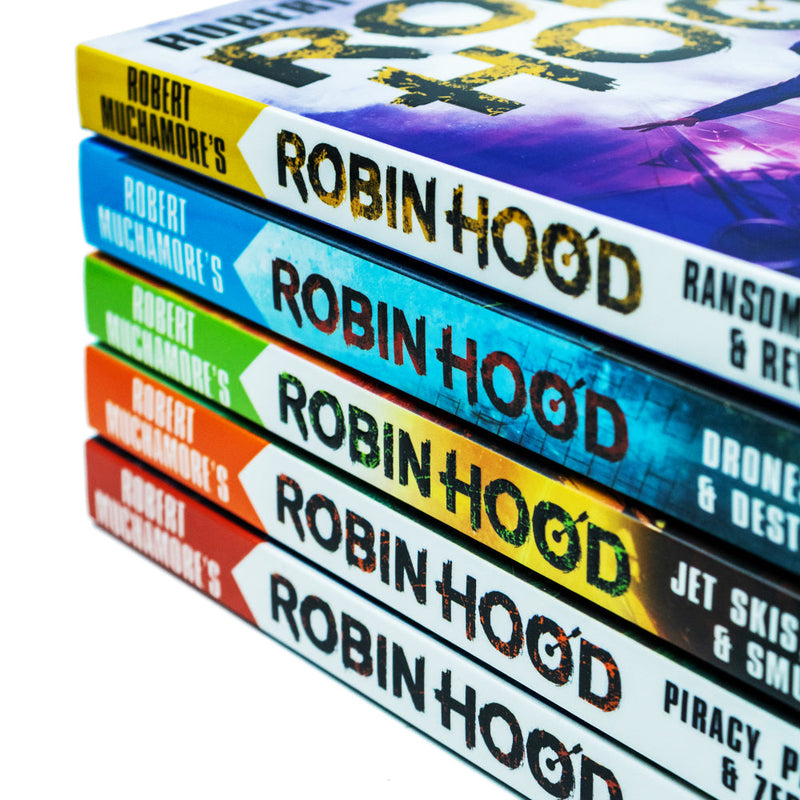 Robert Muchamore Robin Hood Series 5 Books Collection Set