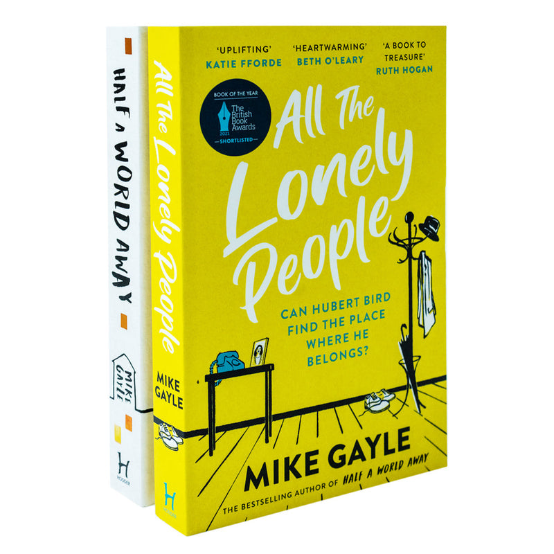 All The Lonely People & Half a World Away By Mike Gayle 2 Books Collection Set