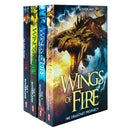 Wings of Fire Series Books 1 - 4 Collection Set by Tui T Sutherland (Dragonet Prophecy, The Lost Heir, The Hidden Kingdom & The Dark Secret)