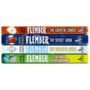 Jamie Smart's Flember Series 4 Books Collection Set (The Glowing Skull, The Secret Book, The Power of the Wildening, The Crystal Caves)