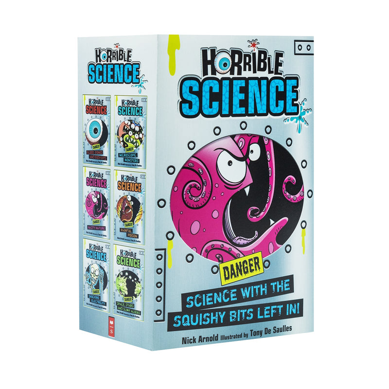 Explore the Horrible Science Series by Nick Arnold 6 Book Collection Set for Kids 7-12- Paperback