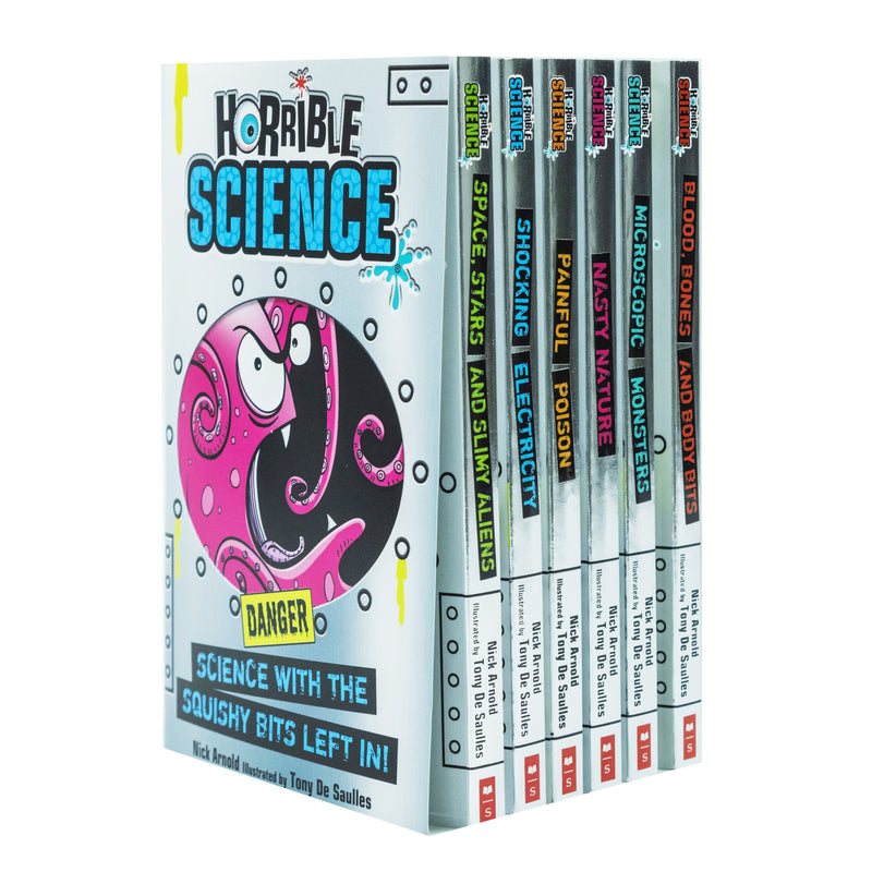 Explore the Horrible Science Series by Nick Arnold 6 Book Collection Set for Kids 7-12- Paperback