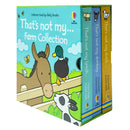 That's Not My... Farm Series By Fiona Watt And Rachel Wells 3 Books Collection Boxset (That's not my lamb, That's not my duck, That's not my donkey)