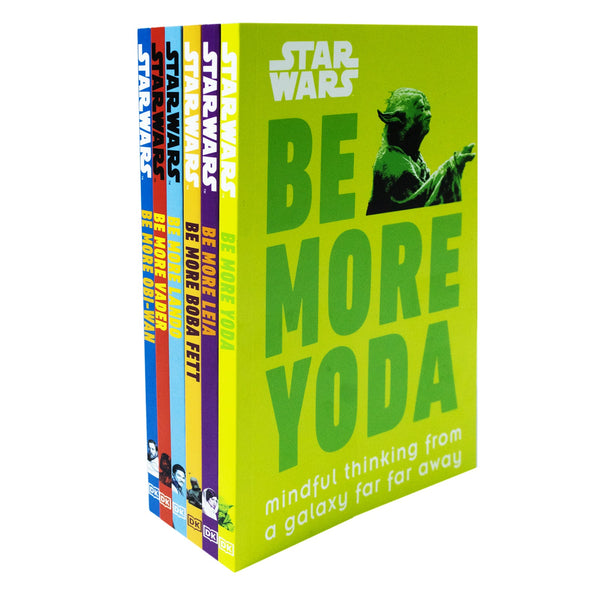 Star Wars Be More Collection 6 Books Set Set By Christian Blauvelt & Joseph Jay Franco & Kelly Knox(Yoda,Leia,Bobaa Fett,Lando,Vader,Obi-Wan)