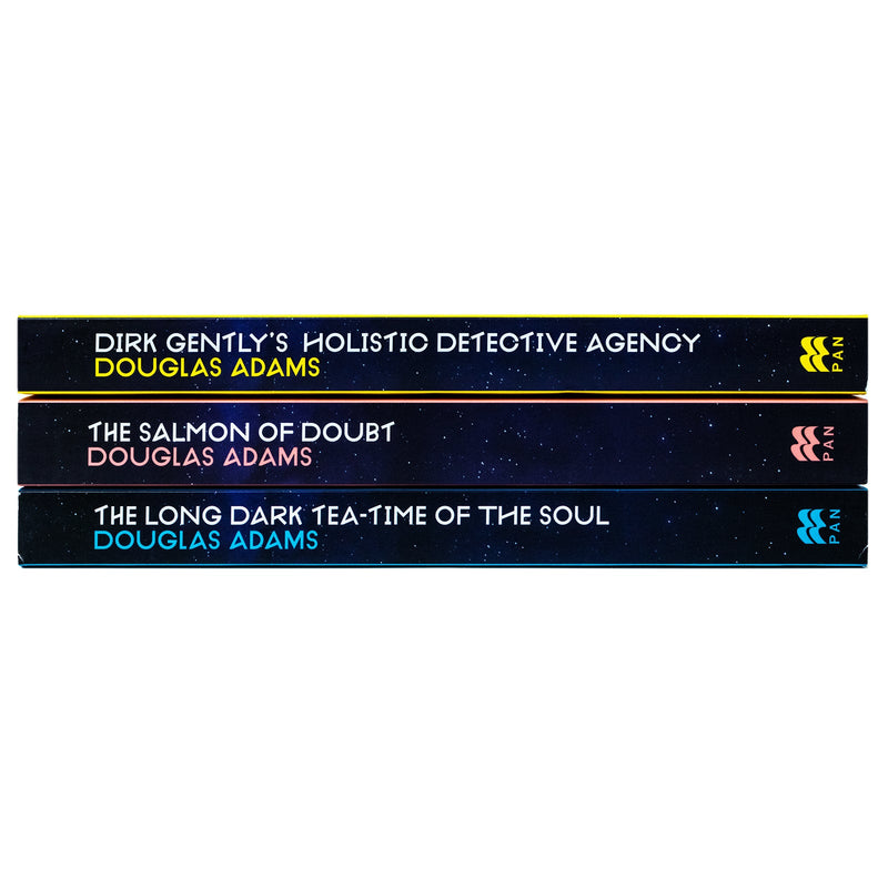 Dirk Gently Series 3 Books Collection Set (Dirk Gently's Holistic Detective Agency, The Long Dark Tea-Time of the Soul, The Salmon of Doubt)