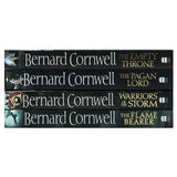 Bernard Cornwell 4 book Set Collection (Empty Throne, Pagan Lord ,Warriors Storm, Flame Bearer)