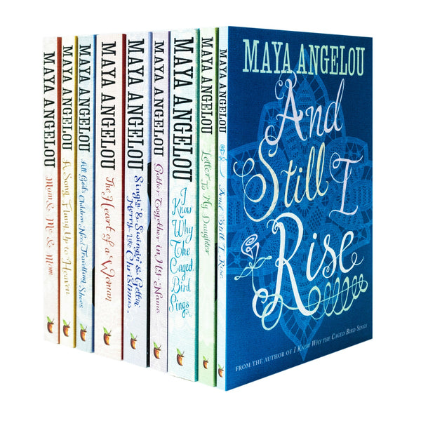 Maya Angelou 9 Books Collection Set (And Still I Rise,Mom and Me and Mom)