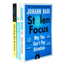 Johann Hari Collection 3 Books Set (Stolen Focus, Chasing the Scream, Lost Connections)