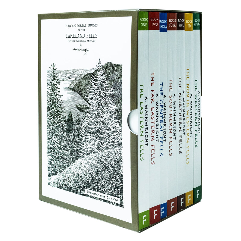 The Pictorial Guides To The Lakeland Fells 7 Books Set By Ullswater & Birk Fell