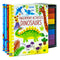 Fingerprint Activities 4 Books Collection Set (Under the Sea, Fingerprint Activities, Dinosaurs, Bugs)