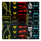 Complete Collection of Fyodor Dostoevsky: 6-Book Set – Crime and Punishment, Brothers Karamazov, The Idiot & More Russian Classics for Young Readers