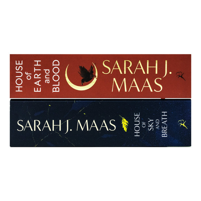 Sarah J Maas Crescent City Series 2 Books Collection Set (House of Sky and Breath, House of Earth and Blood)