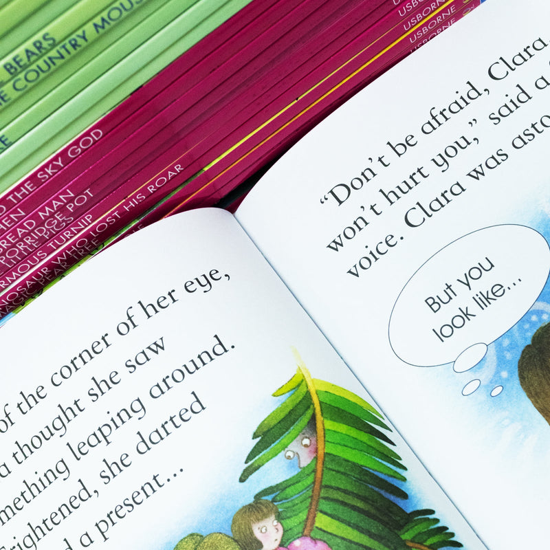 Usborne My Second Reading Library – 50 Books Box Set Collection (Red)| Engaging Children's Books for Learning, Fun & Reading Skills (Age 6+)