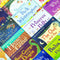Usborne My Second Reading Library – 50 Books Box Set Collection (Red)| Engaging Children's Books for Learning, Fun & Reading Skills (Age 6+)