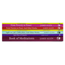 James Allen Self Improvement and Spiritual Growth Book Set Collection (As a Man Thinketh, From Passion to Peace, From Poverty to Power, Light on Life's Difficulties & More!)