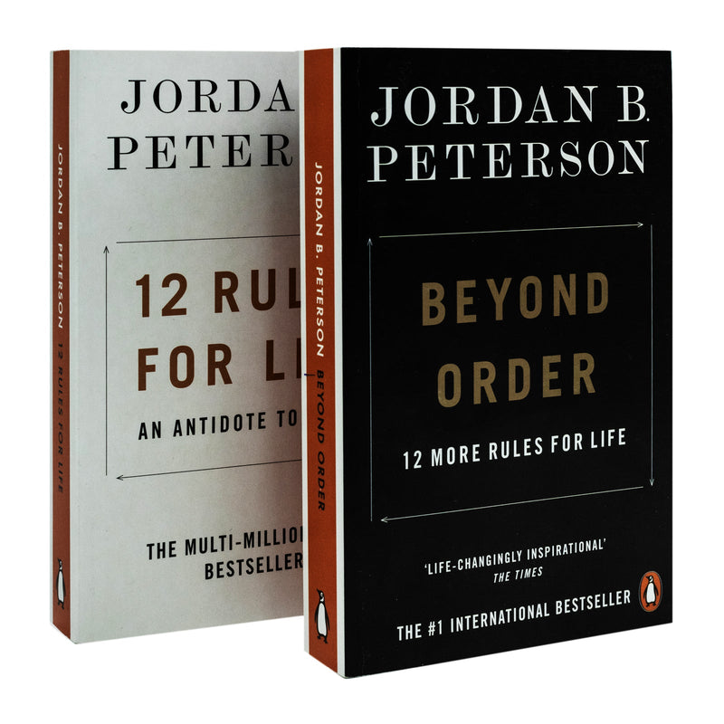 Beyond Order & 12 Rules For Life-2 Book Set Collection by Jordan B. Peterson