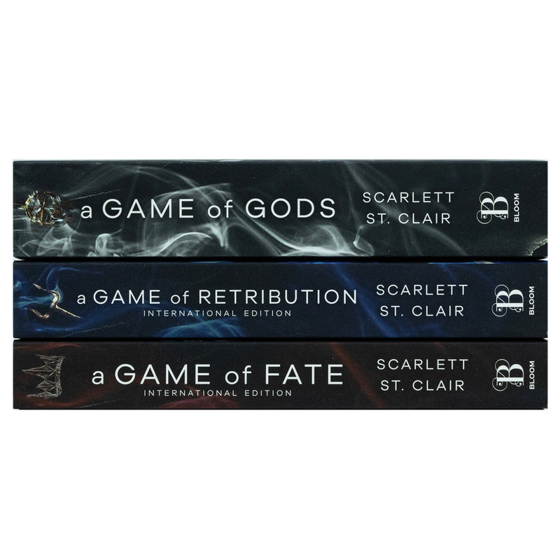 Hades x Persephone Saga 3 Books Collection Set By Scarlett St. Clair (Game of Gods, Game of Retribution, Game of  Fate)