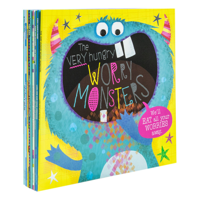 The Very Hungry Worry Monster Behaviour and Emotions Library 10 Picture Books Set Collection