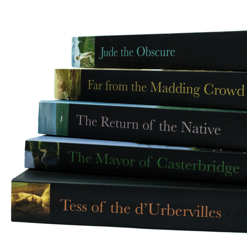 The Novels of Thomas Hardy 5 Books Set: Jude the Obscure, Tess of the d'Urbervilles, The Return of the Native, The Mayor of Casterbridge, Far from the Madding Crowd