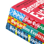 Photo of Bernardine Evaristo 3 Book Set Spines on a White Background