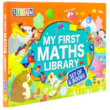 My First MATHS Library Set of 6 Books Collection Set By Shweta Sinha Level 1- 3