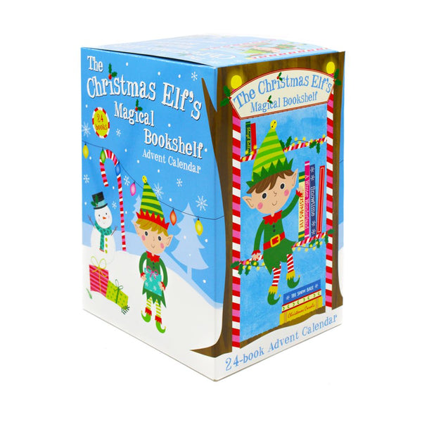 Christmas Elf Magical Bookshelf Advent Calendar Contains 24 book Set Collection