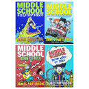 Middle School Series 4 Books Collection Set By James Patterson (Books 10-13)