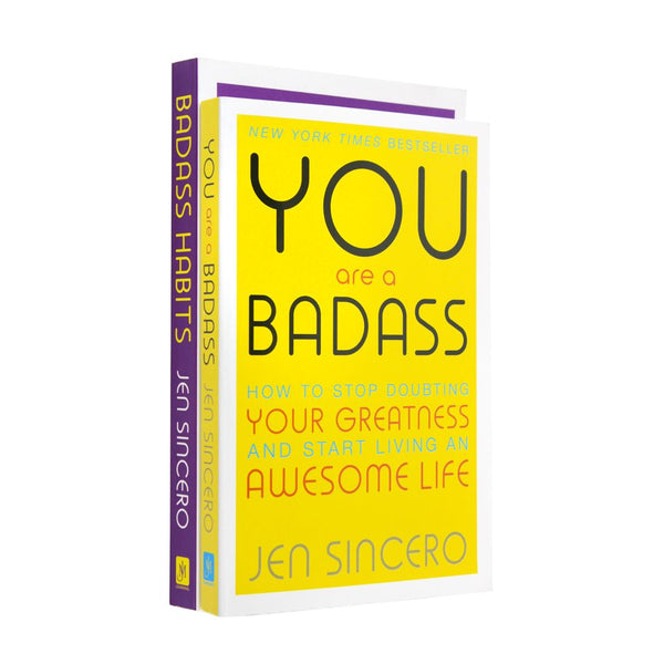 Badass Habits & You Are a Badass By Jen Sincero 2 Books Collection Set