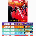 Photo of Charlie Bone Series 8 Books Set by Jenny Nimmo on a White Background