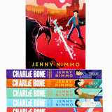 Photo of Charlie Bone Series 8 Books Set by Jenny Nimmo on a White Background