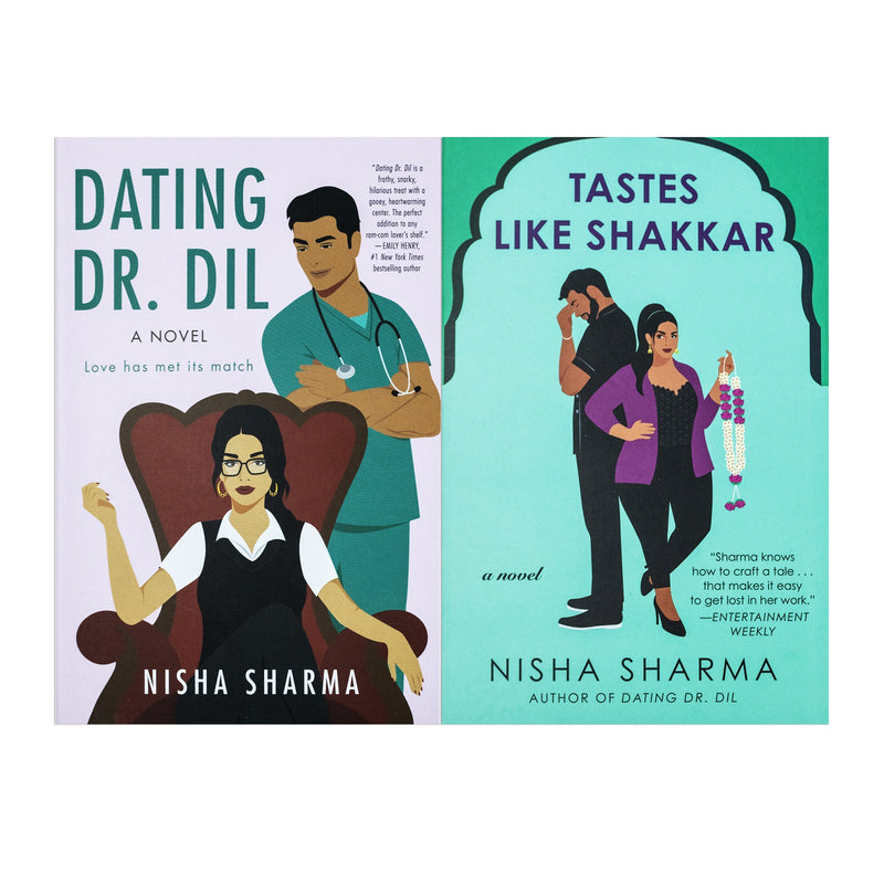 If Shakespeare Were an Auntie Series 2 Books Collection Set By Nisha Sharma(Dating Dr. Dil: A Novel 1 & Tastes Like Shakkar: A Novel: 2 )