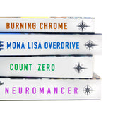 William Gibson Neuromancer Trilogy 4 Books Collection Set | Cyberpunk, Science Fiction, Dystopian Classics, Technology, Adventure, Gollancz