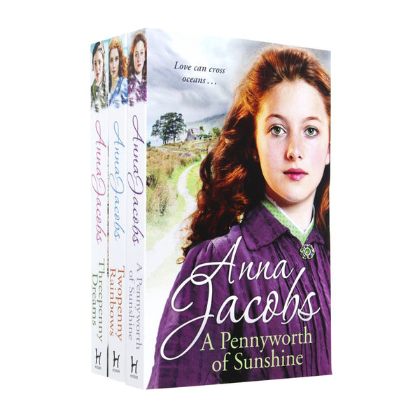 Anna Jacobs The Irish Sisters Series 3 Books Set Threepenny Dreams