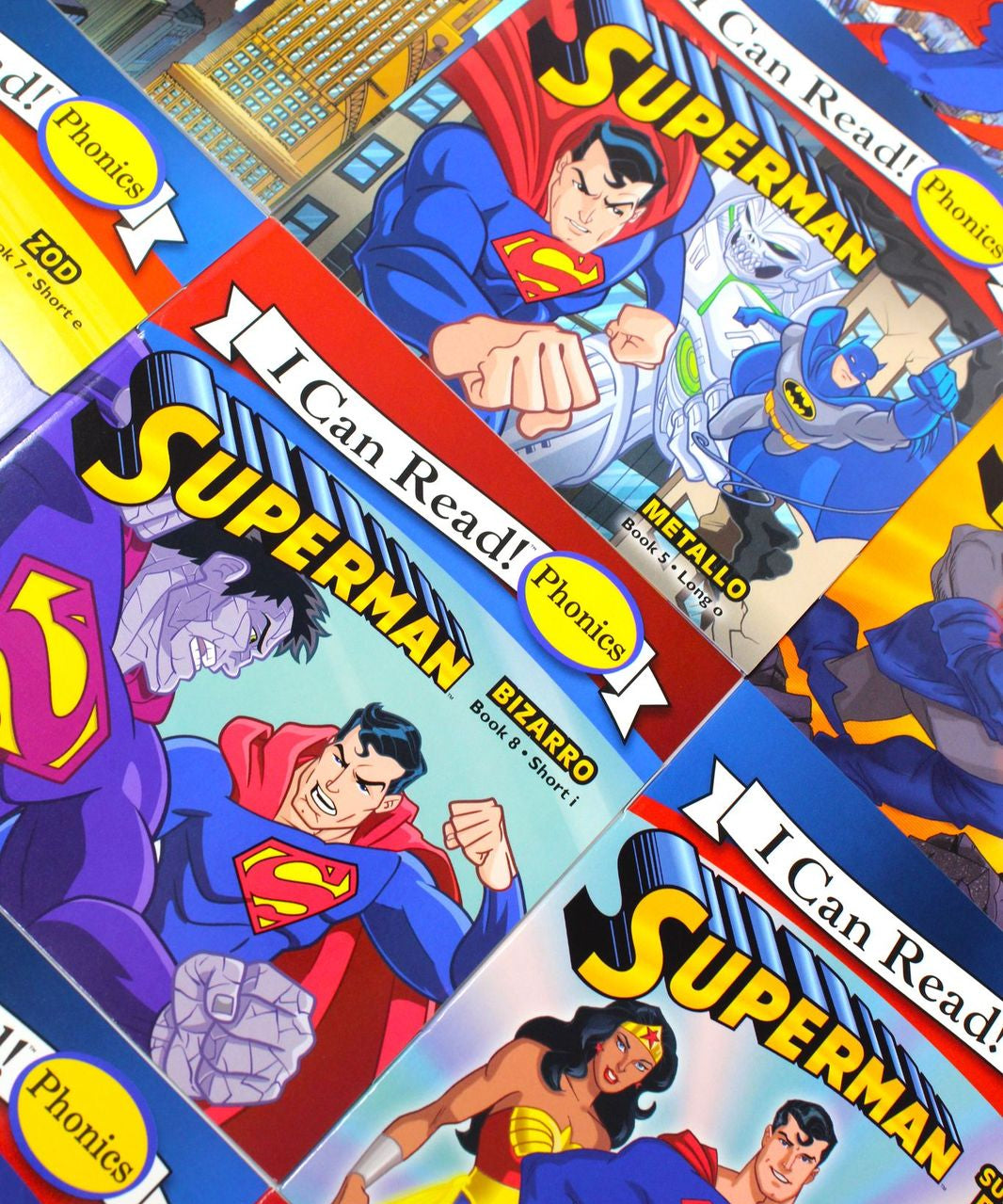 Photo of Superman Phonics 12 Books Set Book Covers by Lucy Rosen 