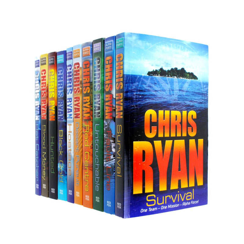 Alpha Force 10 Books Set Collection Chris Ryan