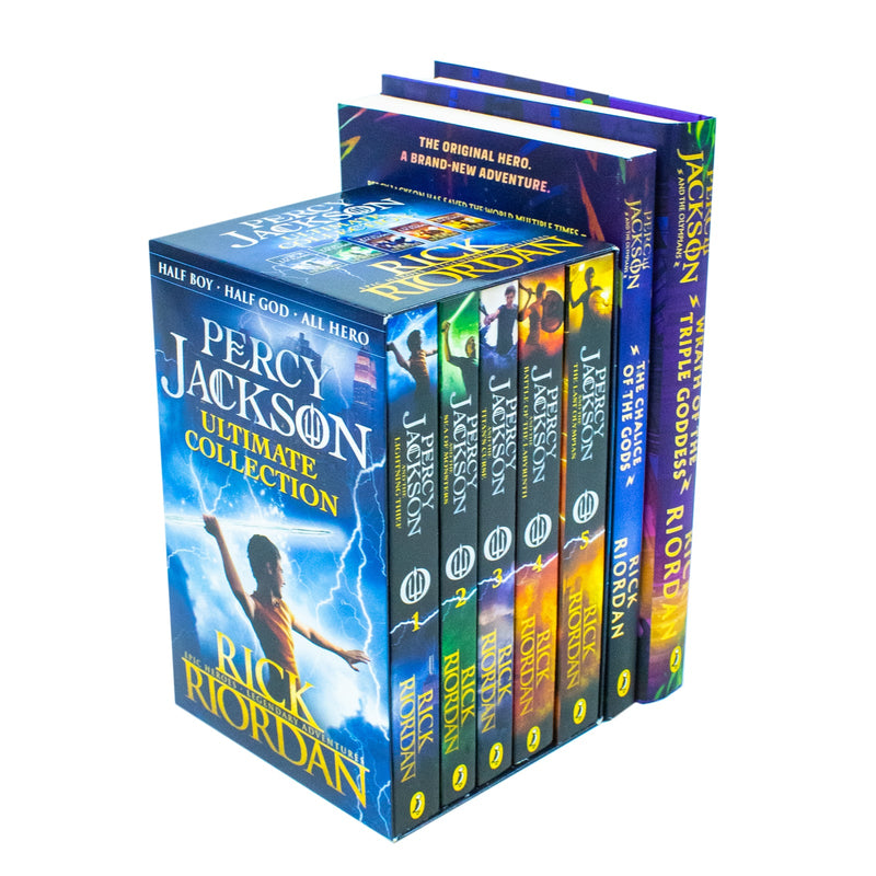 Percy Jackson and the Olympians Series 7 Books Collection Set By Rick Riordan