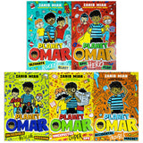 Planet Omar 5 Books Box Set By Zanib Mian(Rocket Blast,Hero Flop,Rescue Mission,Super Spy,Trouble Magnet)